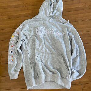anonymous x kellogg grey sweater - men's XL